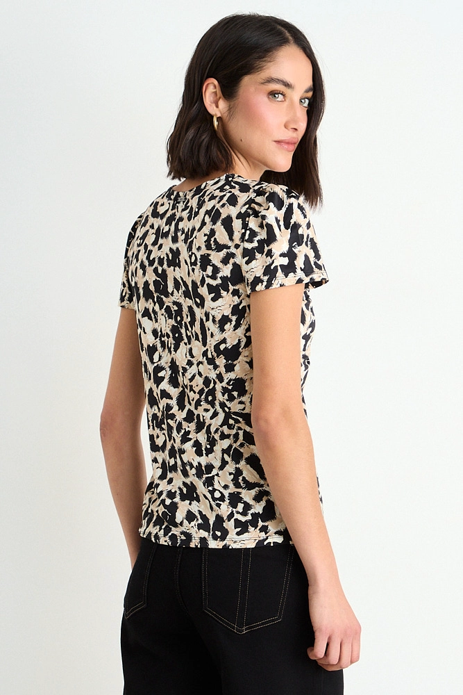 POLERA FANTASIA BEIGE MUJER ASH - 3