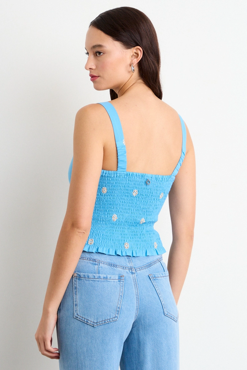BLUSA LISA CELESTE MUJER IO - 3