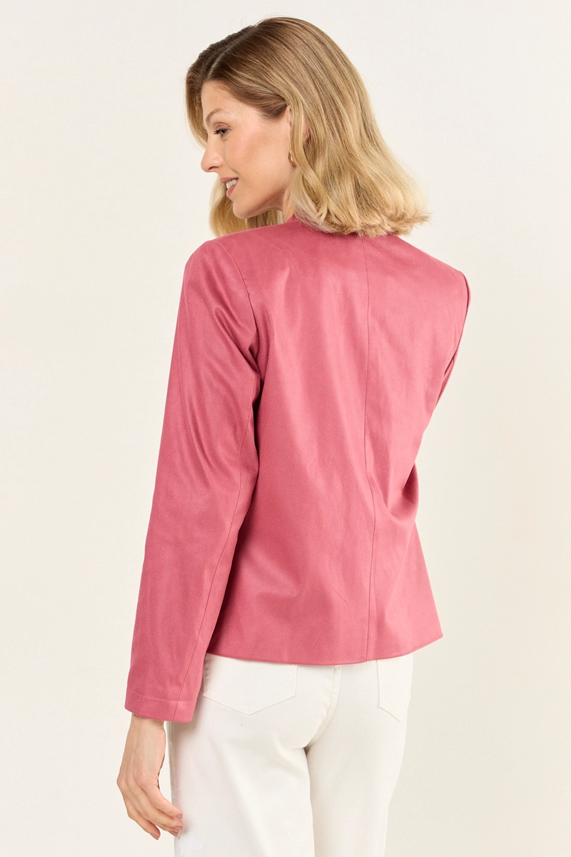 CHAQUETA ABIERTA ROSA MUJER MAGRIFFE - 3