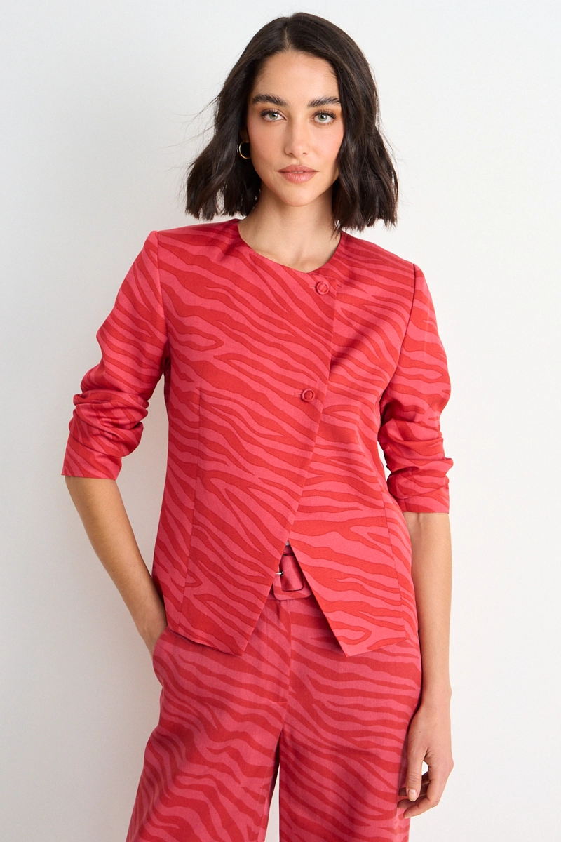 CASACA FANTASIA ROJO MUJER ASH - 1