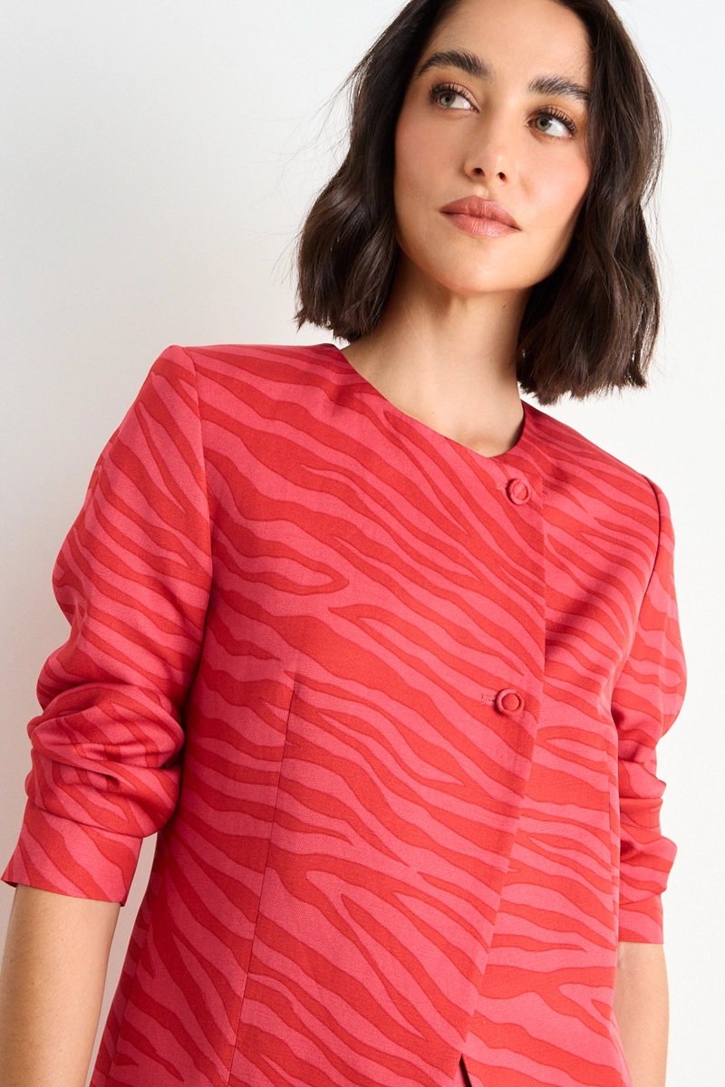 CASACA FANTASIA ROJO MUJER ASH - 2
