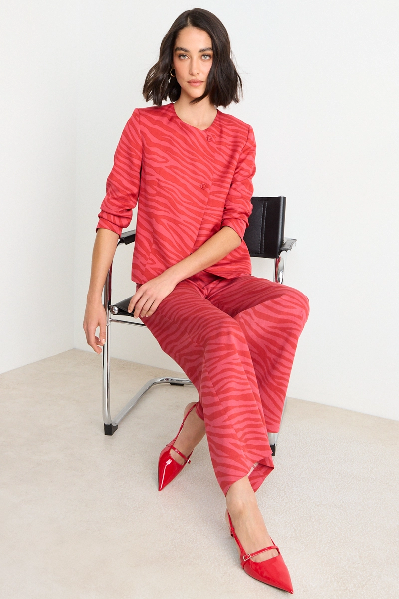 CASACA FANTASIA ROJO MUJER ASH - 4