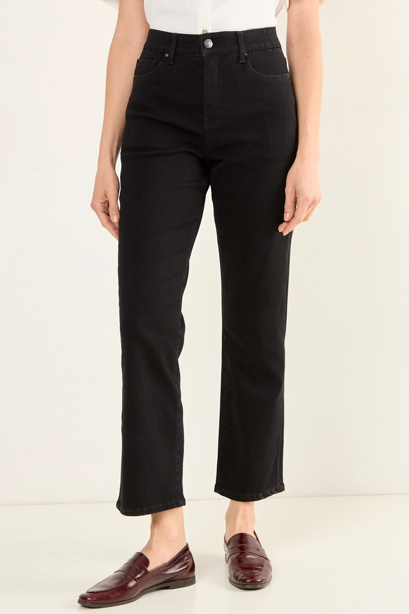 JEANS LISO NEGRO MUJER MAGRIFFE - 2