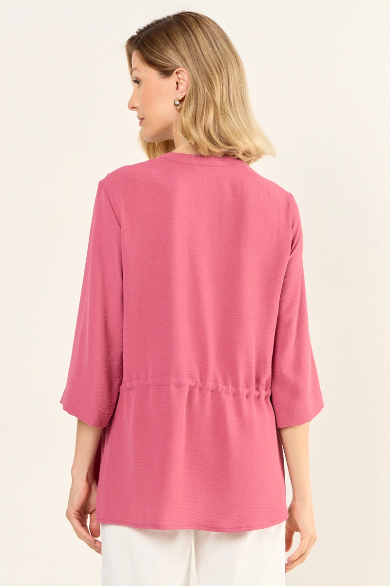 BLUSA LAZO ROSA MUJER MAGRIFFE - 3