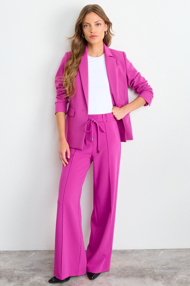 PANTALON LISO MORADO MUJER IO - 1