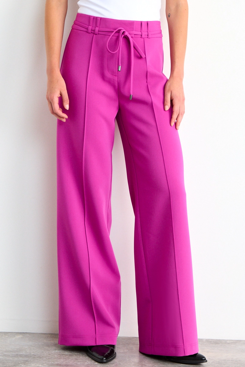 PANTALON LISO MORADO MUJER IO - 2