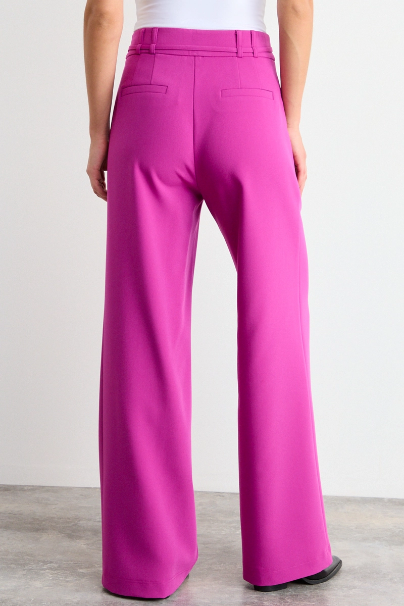 PANTALON LISO MORADO MUJER IO - 4