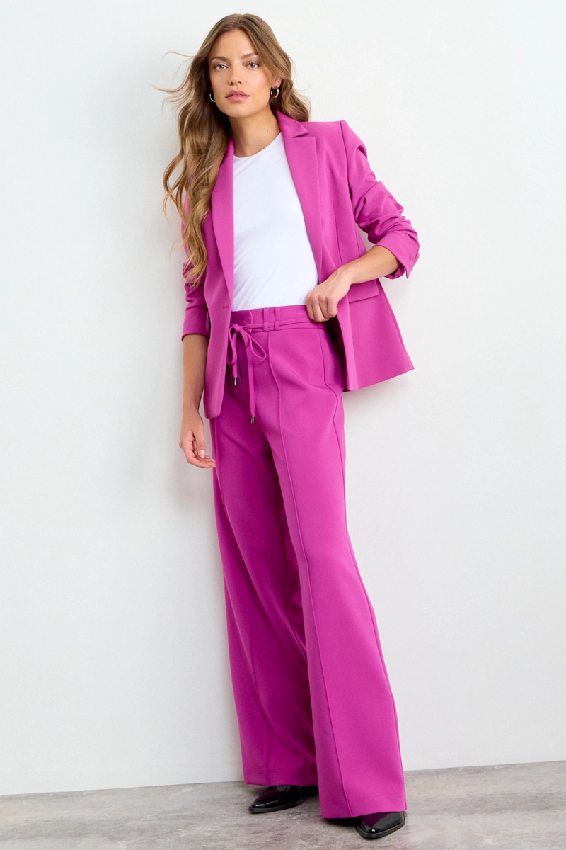 PANTALON LISO MORADO MUJER IO - 5
