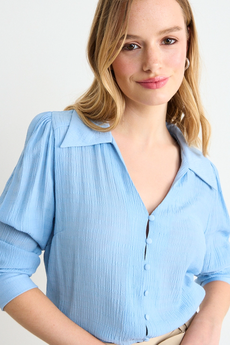 BLUSA LISA CELESTE MUJER IO - 2