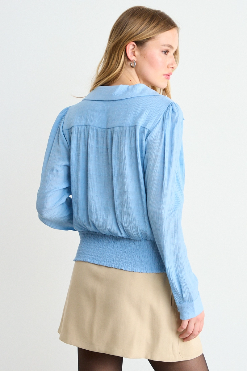 BLUSA LISA CELESTE MUJER IO - 3