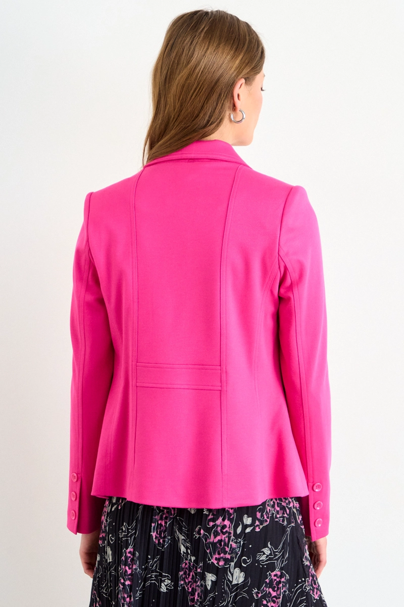 BLAZER LISO FUCSIA MUJER IO - 3