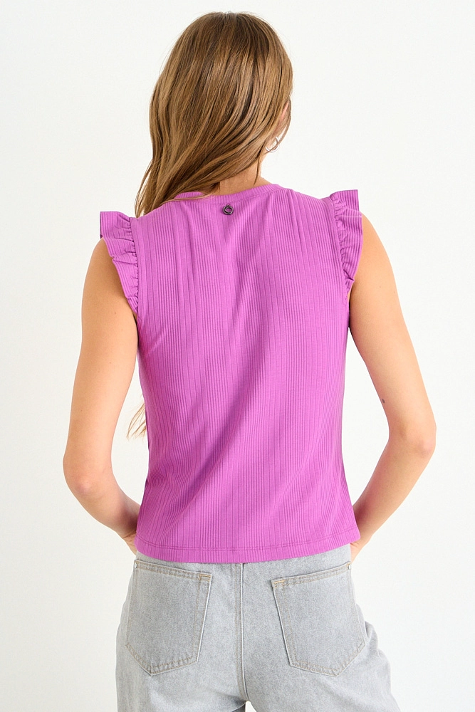POLERA LISA MORADO MUJER IO - 3