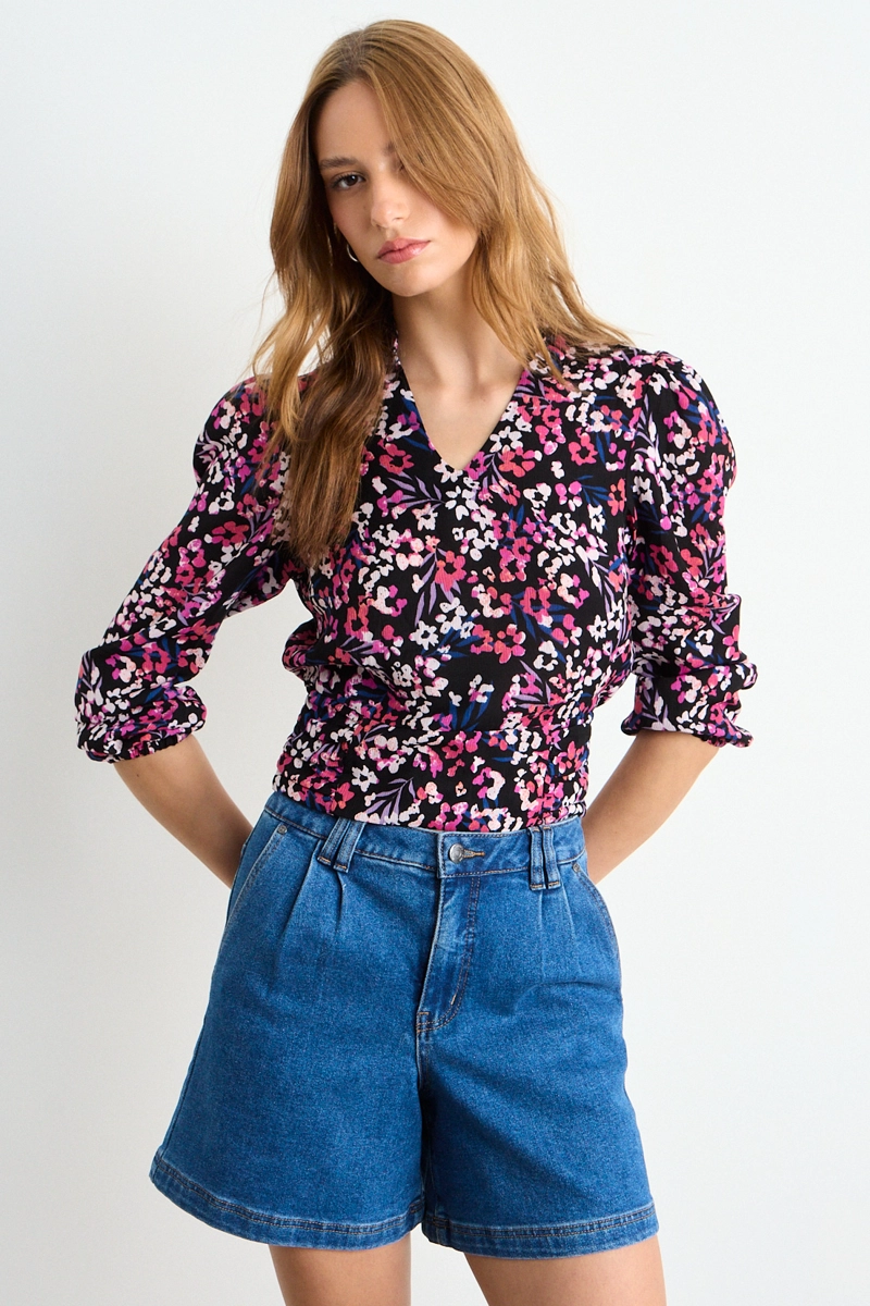 BLUSA FANTASIA NEGRO MUJER IO - 1