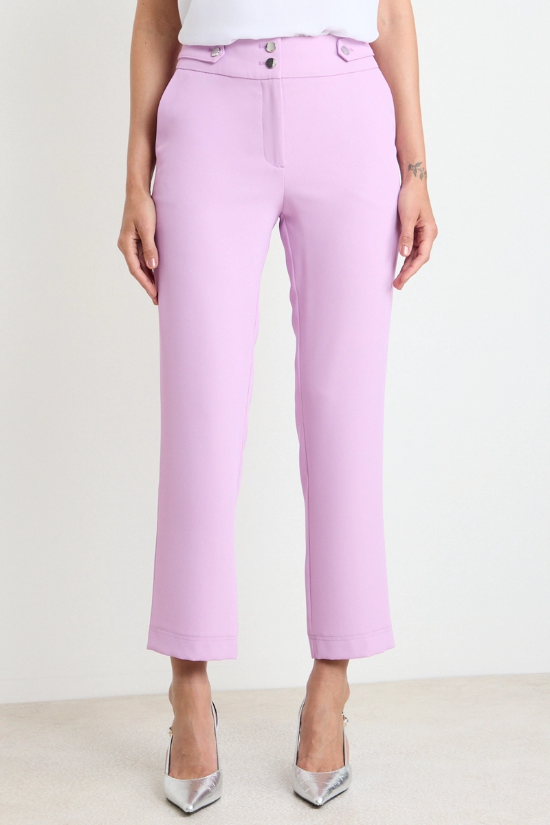 PANTALON LISO MORADO MUJER ASH - 2