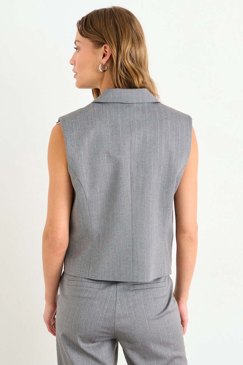BLAZER FANTASIA GRIS MUJER IO - 3