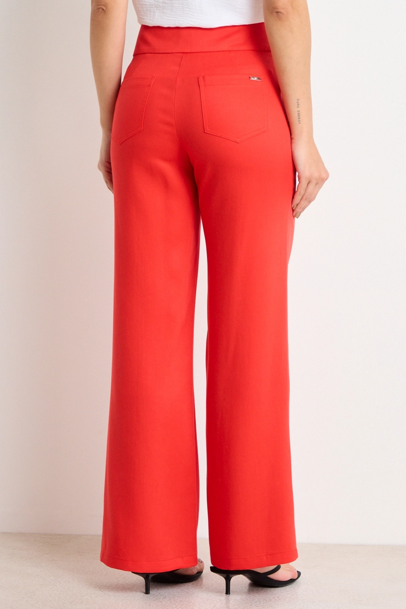 PANTALON LISO ROJO MUJER ASH - 4
