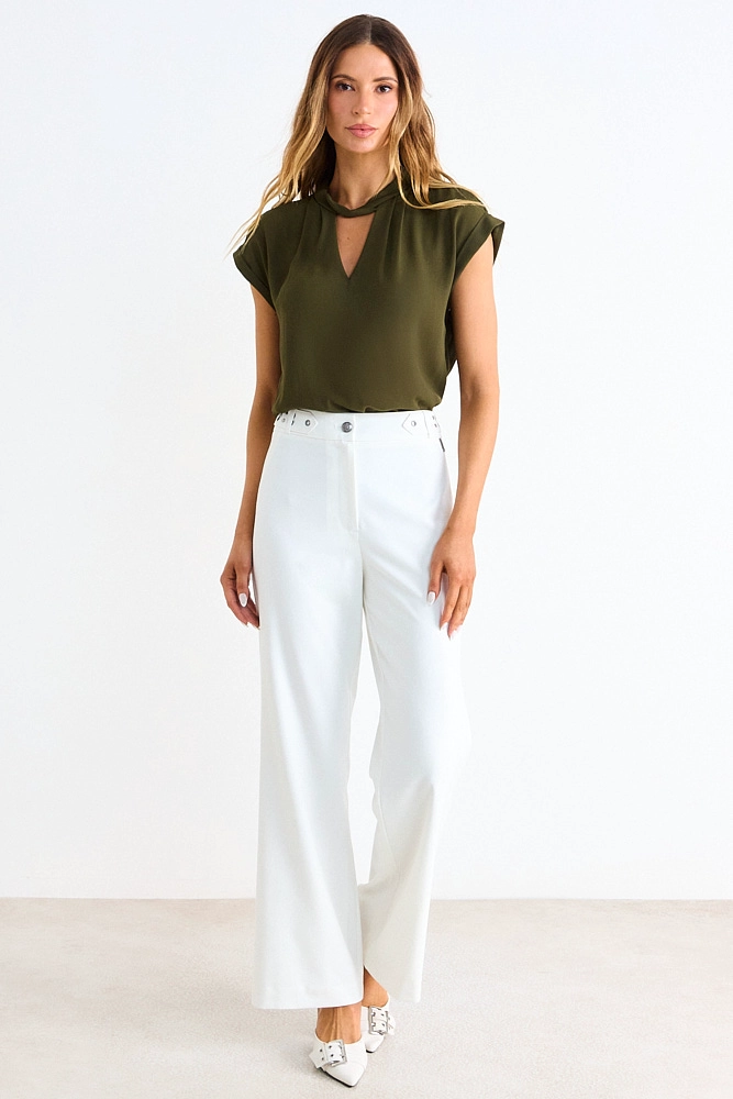 BLUSA LISA VERDE MUJER ASH - 5