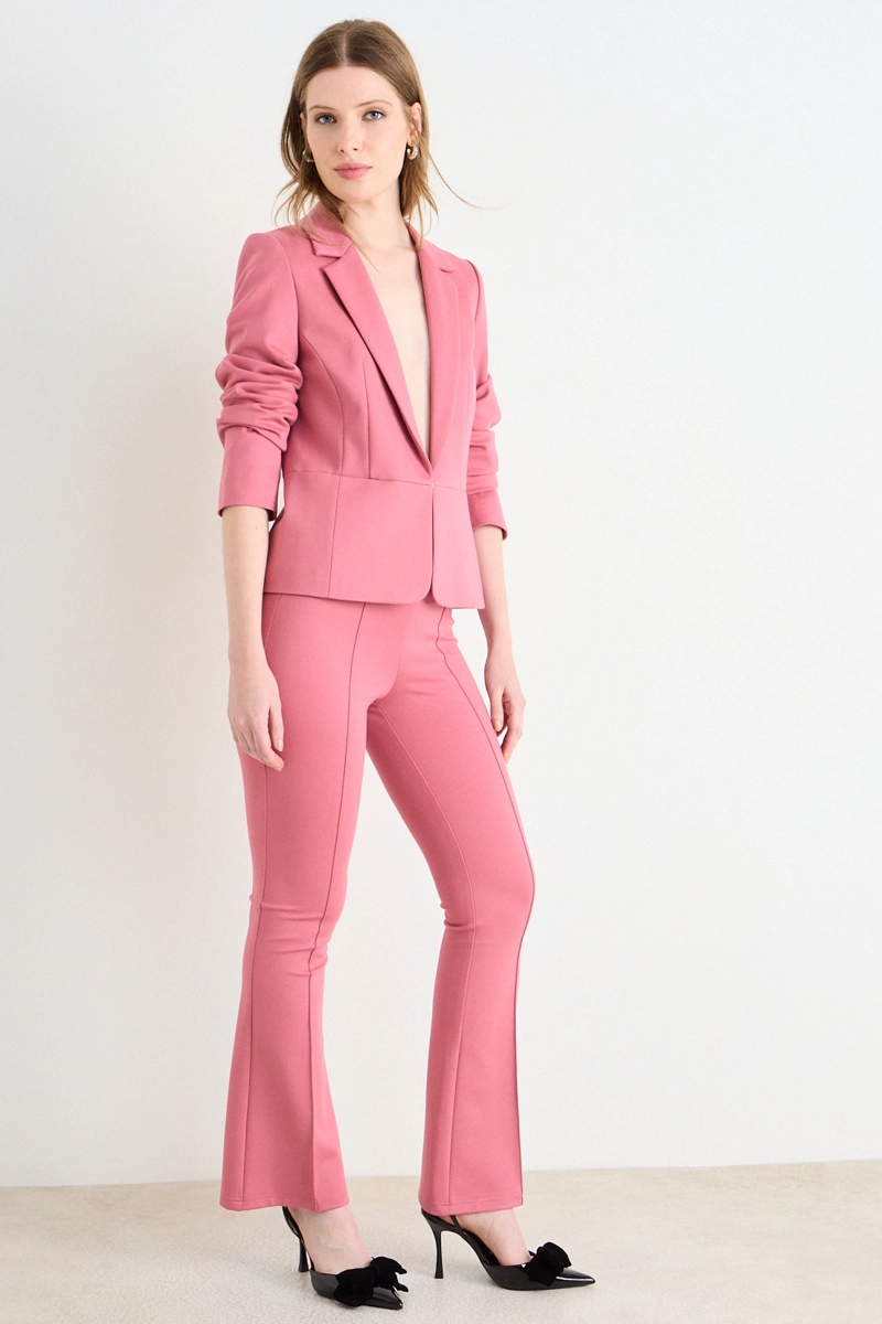 BLAZER LISO DE TOPE ROSADO MUJER ASH - 5