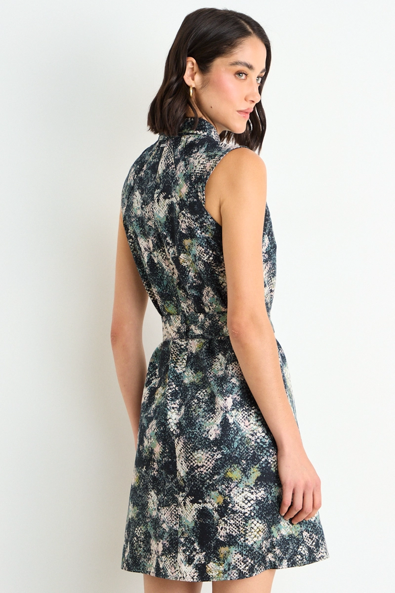 VESTIDO PRINT NEGRO MUJER ASH - 3