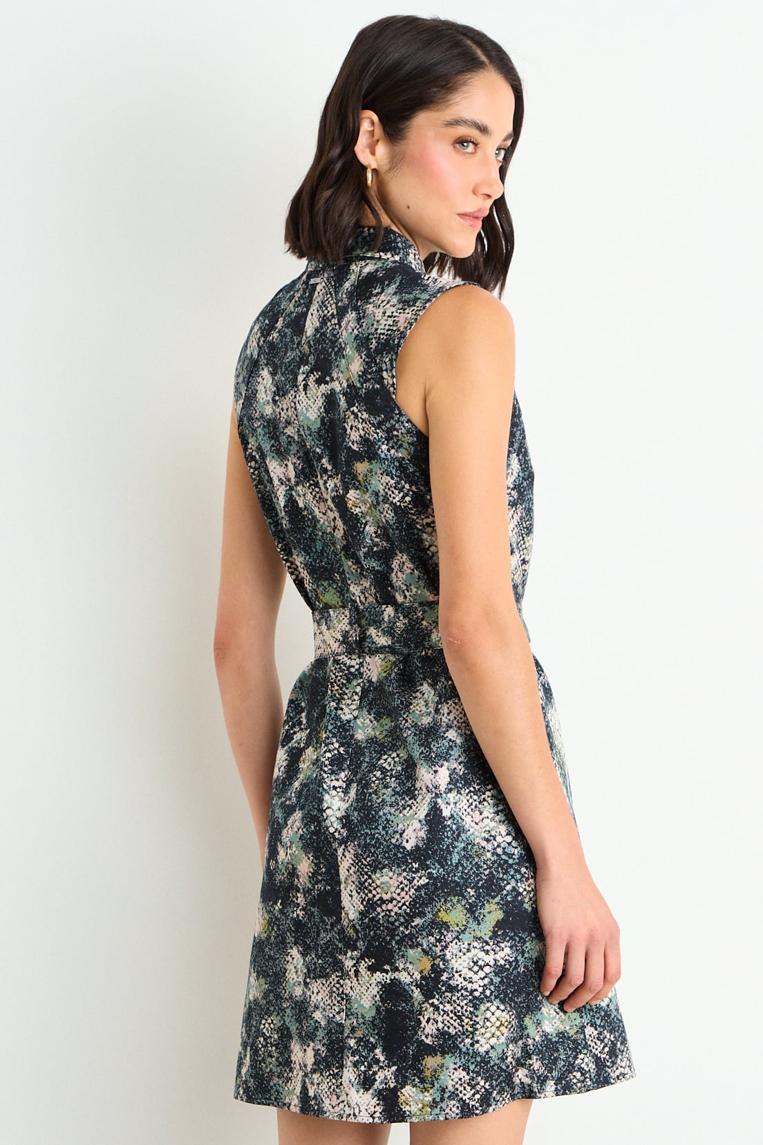 VESTIDO PRINT NEGRO MUJER ASH - 3