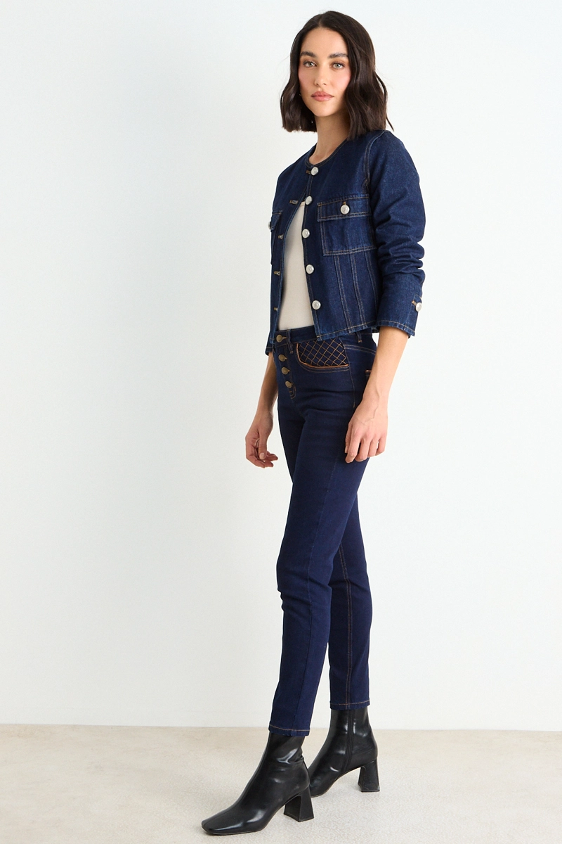 SKINNY JEANS AZUL MUJER ASH - 5