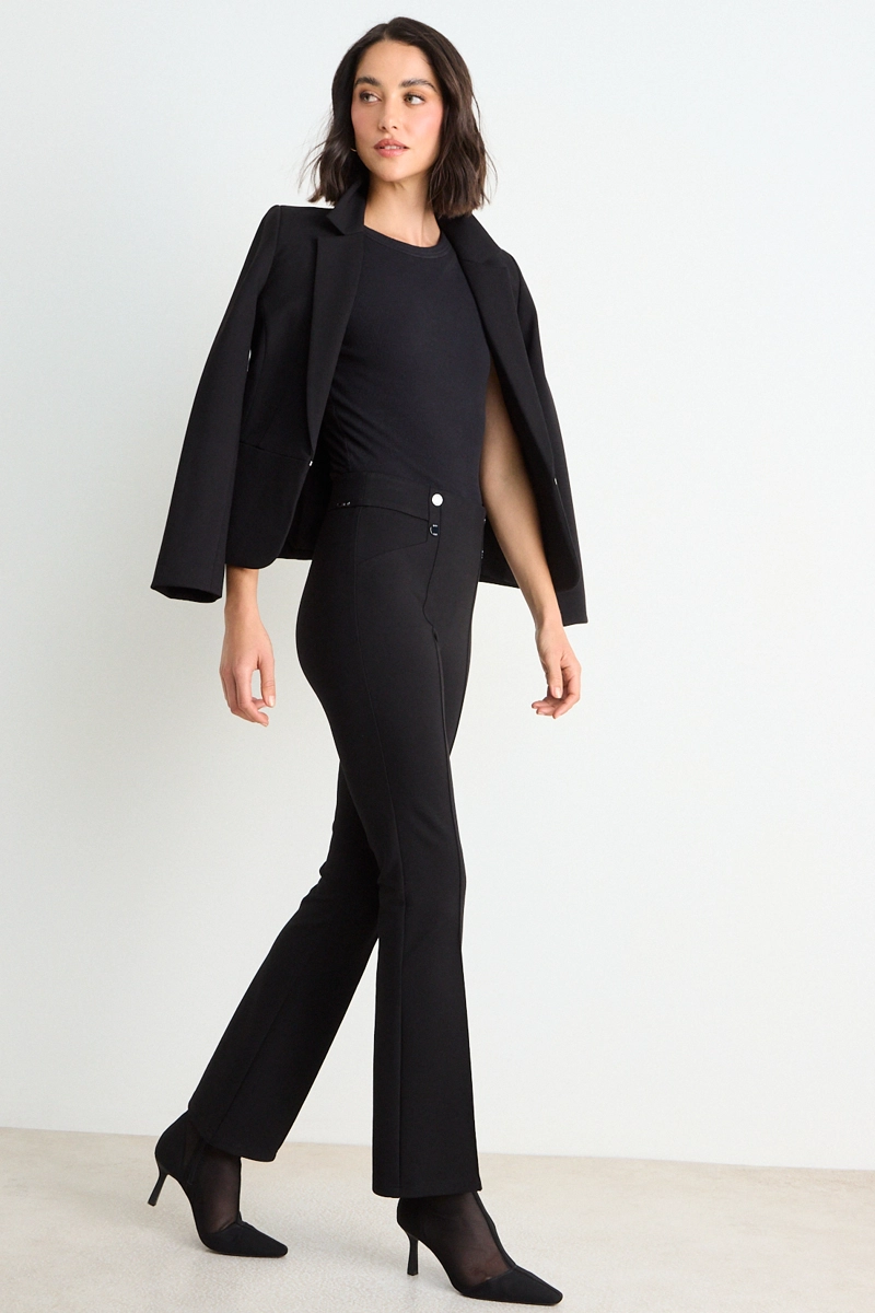 CALZA PRETINA ANCHA NEGRO MUJER ASH - 5