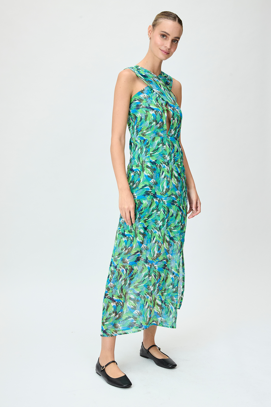 VESTIDO VERDE MUJER IO - 1