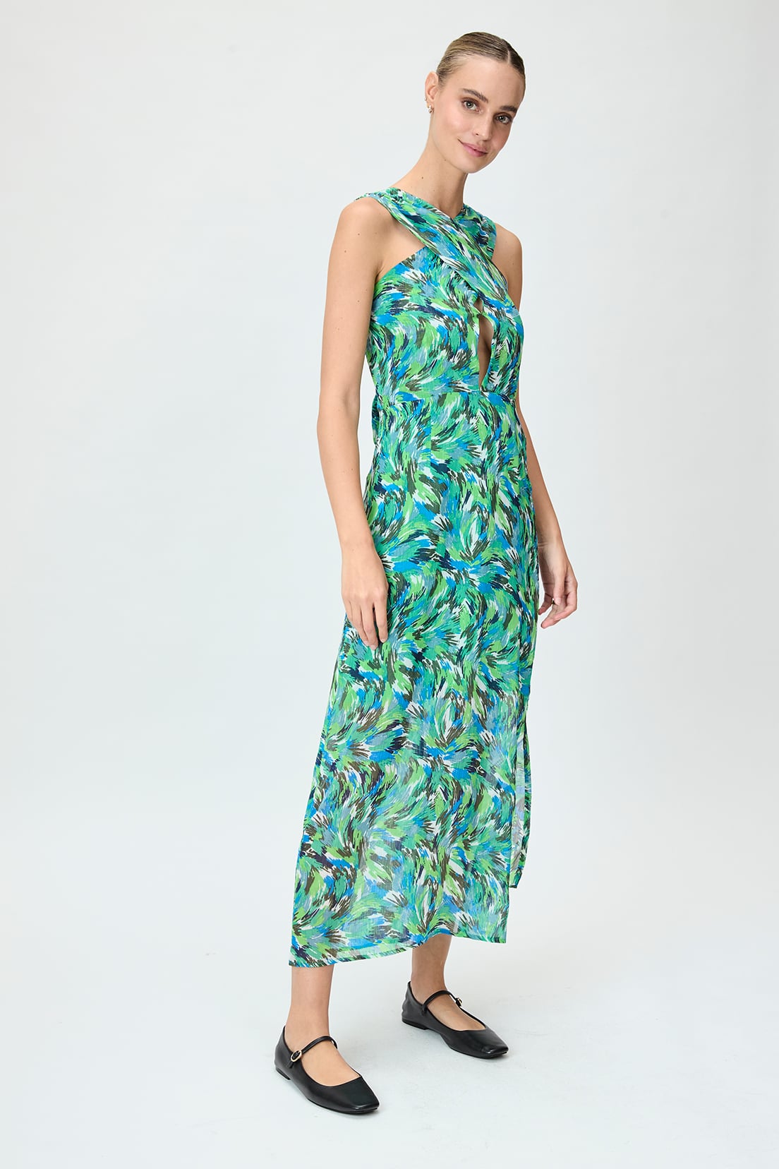 VESTIDO VERDE MUJER IO - 1