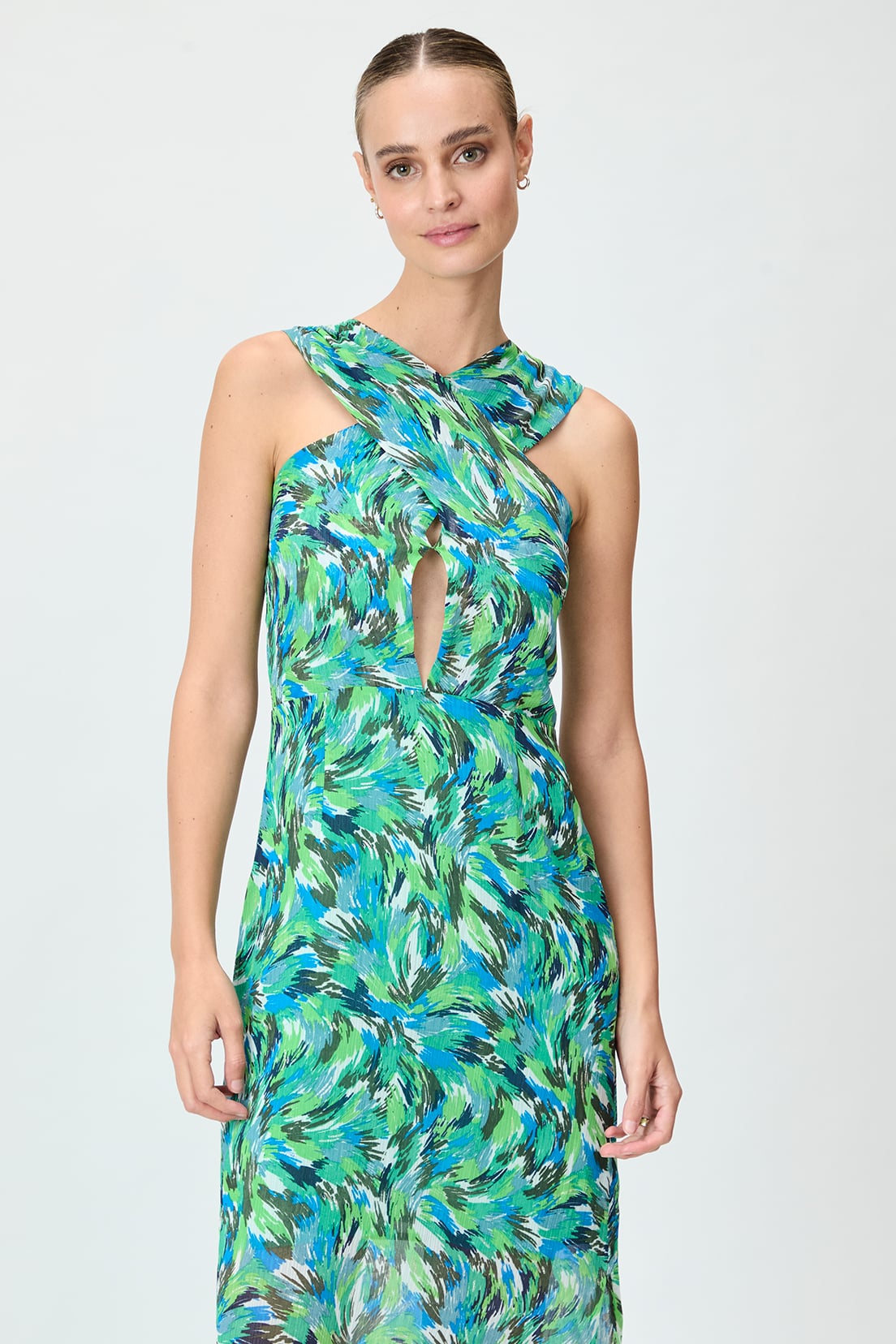 VESTIDO VERDE MUJER IO - 3