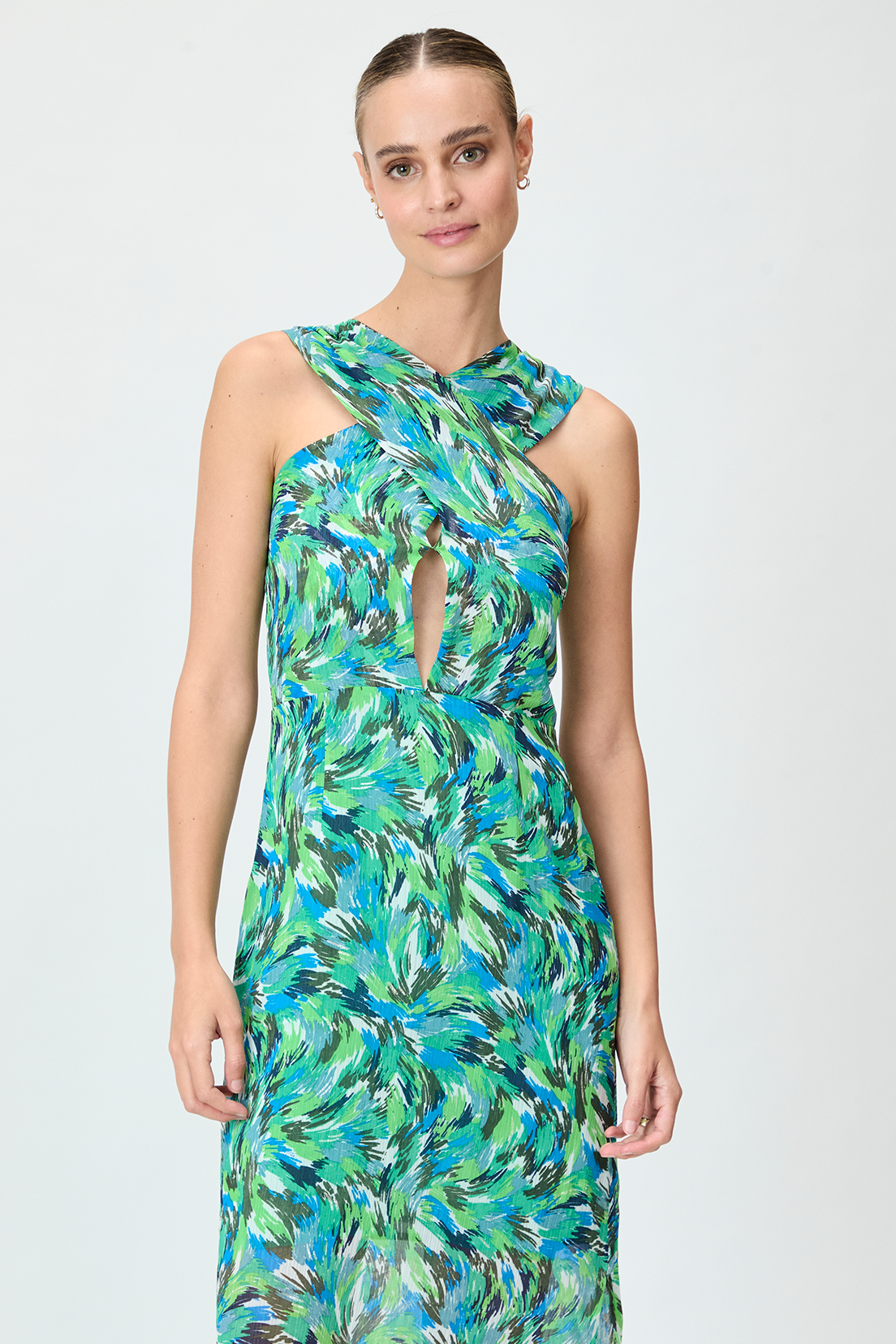 VESTIDO VERDE MUJER IO - 3