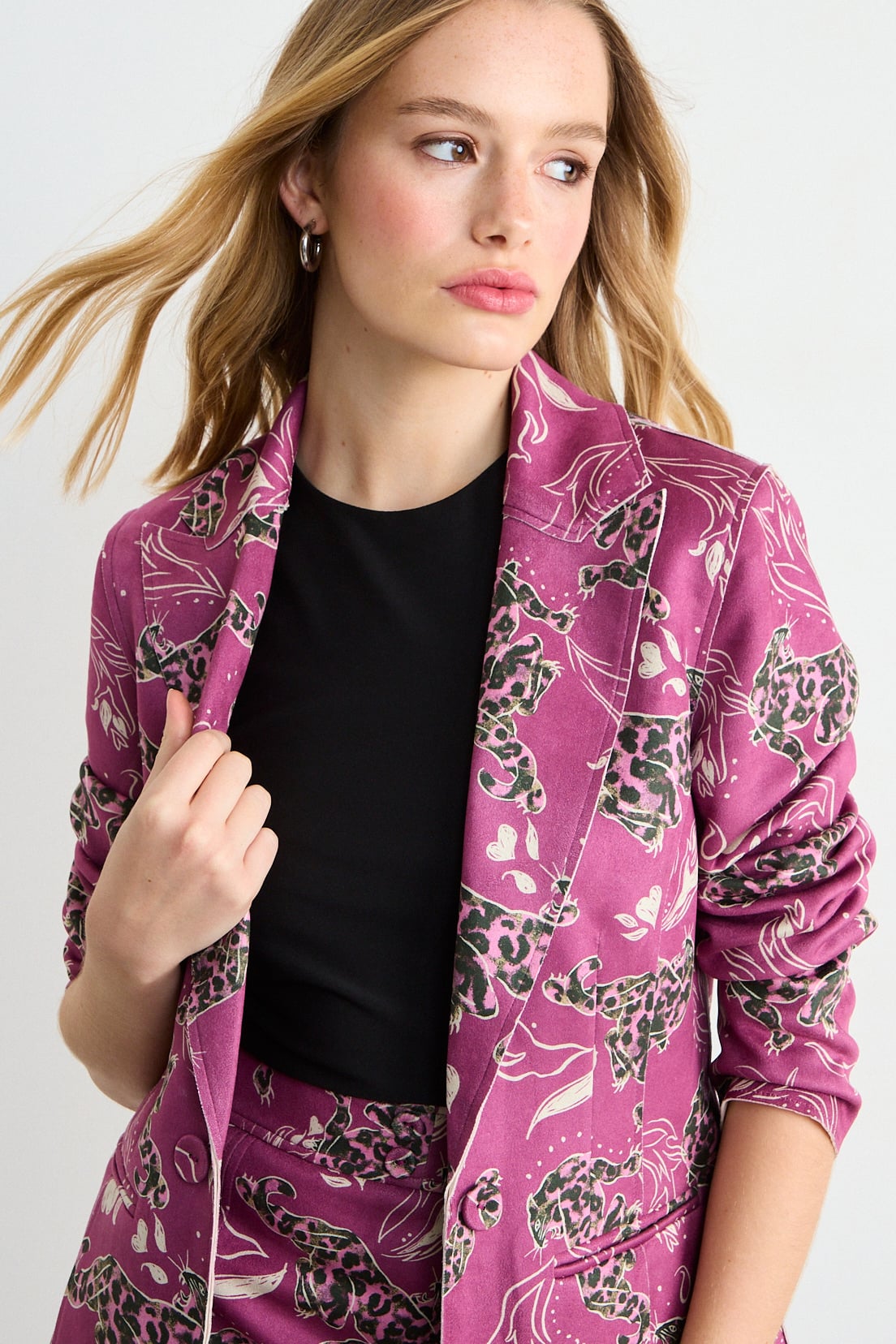 BLAZER FANTASIA MORADO MUJER IO - 2