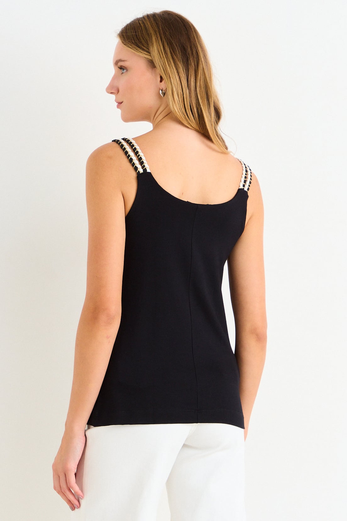 BLUSA LISA NEGRO MUJER IO - 3