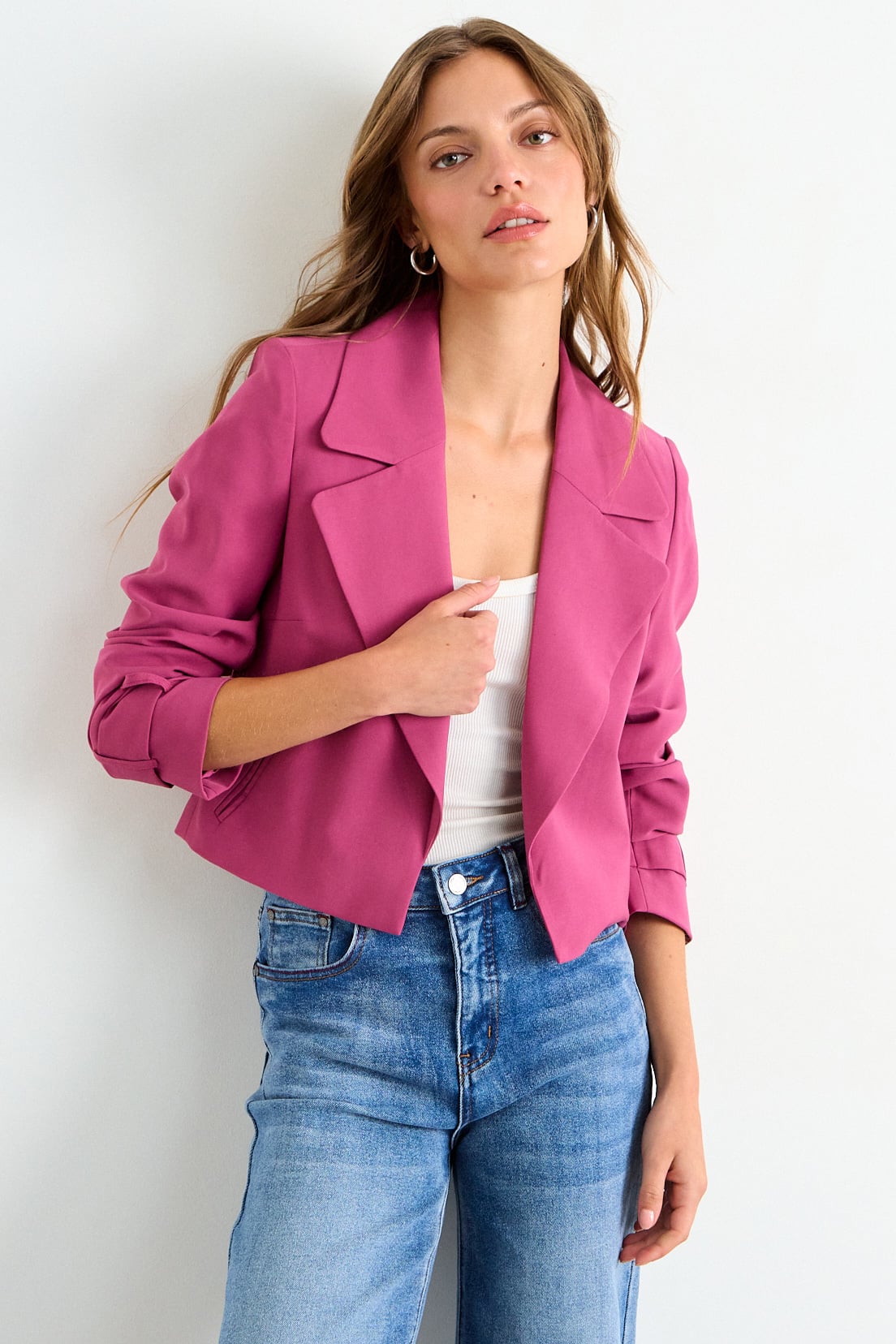 TRENCH ROSA MUJER IO - 1