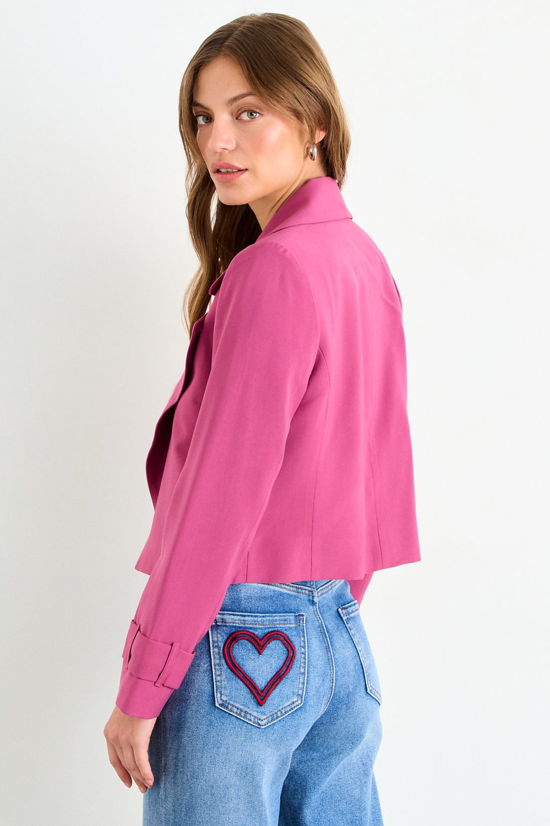 TRENCH ROSA MUJER IO - 3