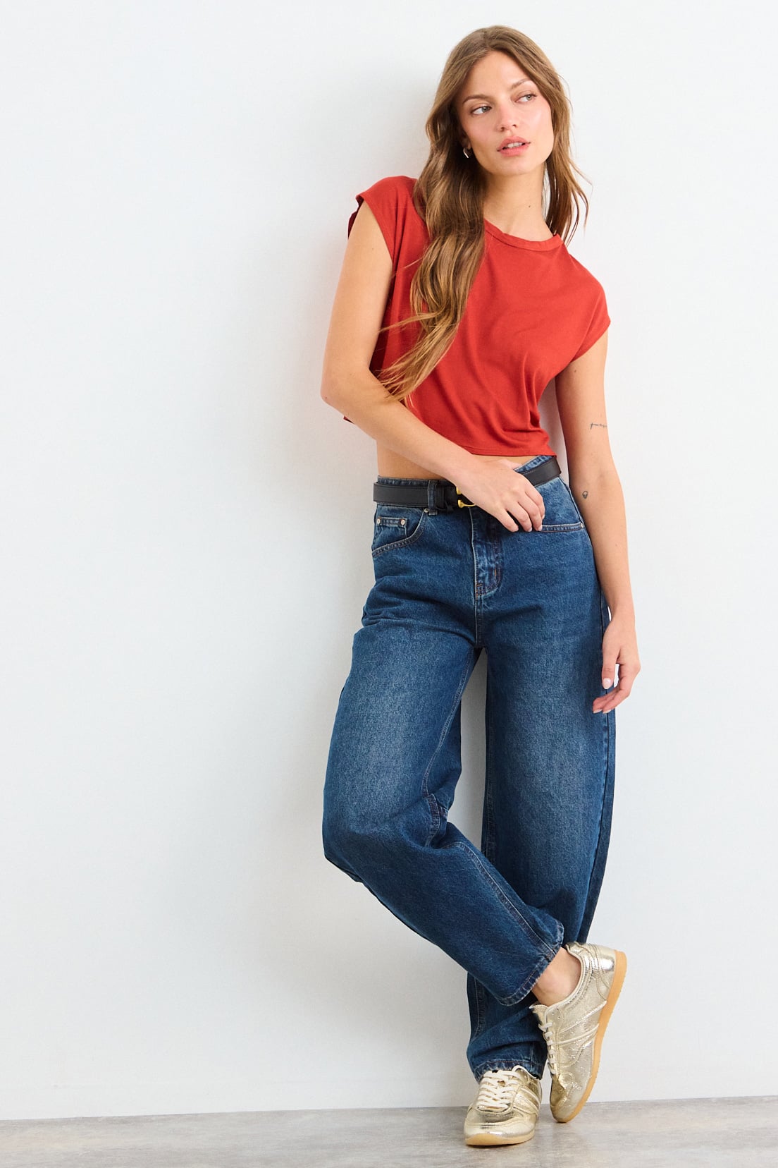 POLERA LISA CORAL MUJER IO - 4