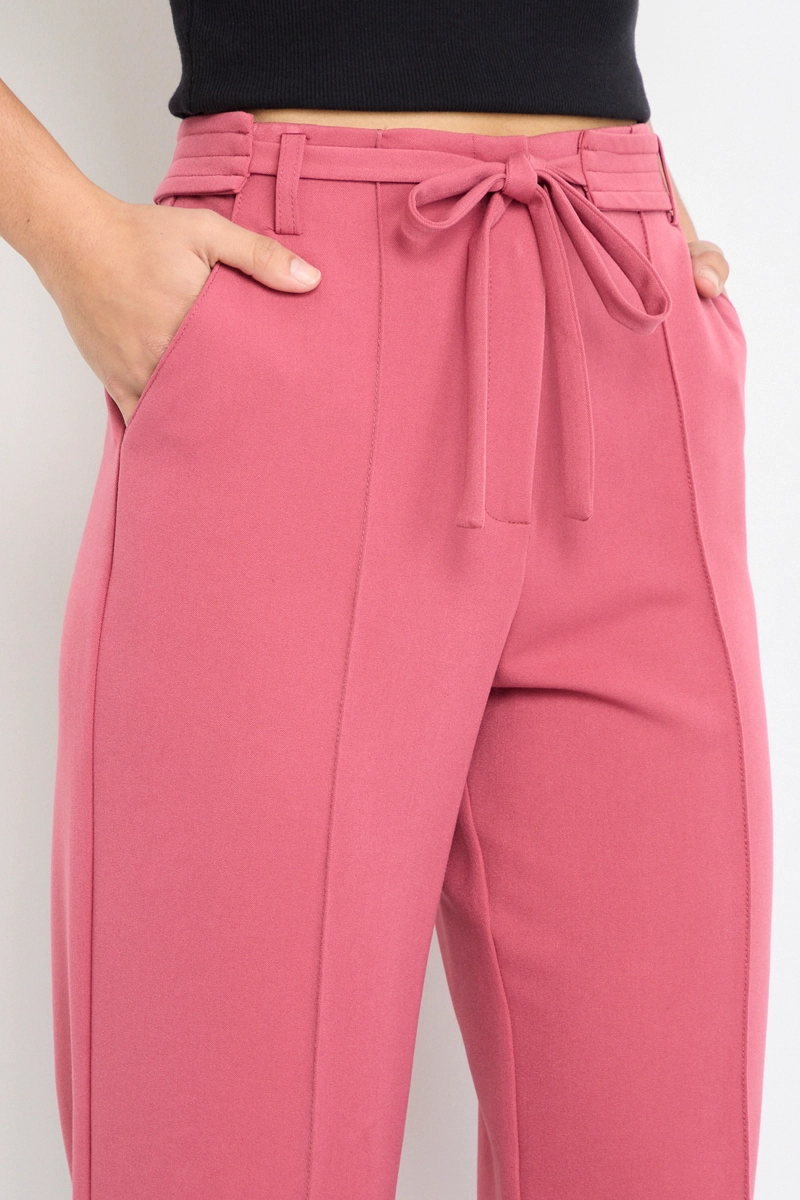 PANTALON LISO ROSADO MUJER IO - 2