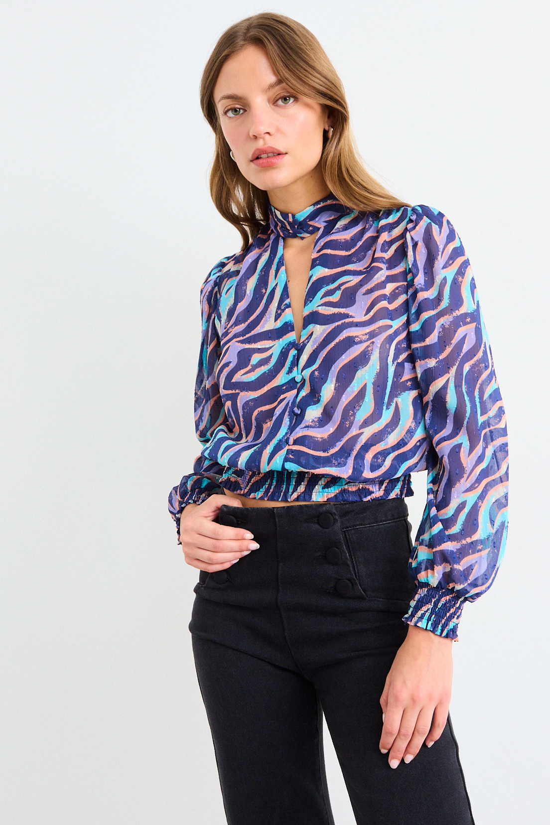BLUSA FANTASIA MORADO MUJER IO - 2