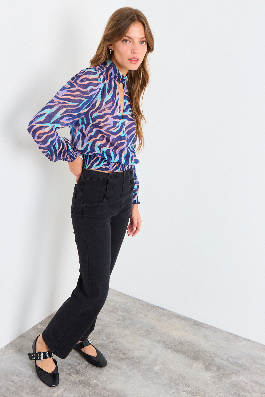 BLUSA FANTASIA MORADO MUJER IO - 5