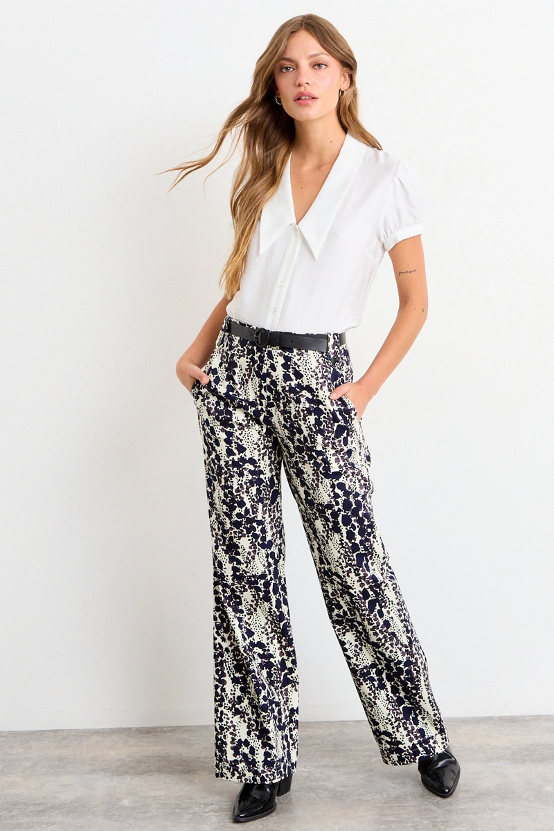 PANTALON FANTASIA AZUL MUJER IO - 1