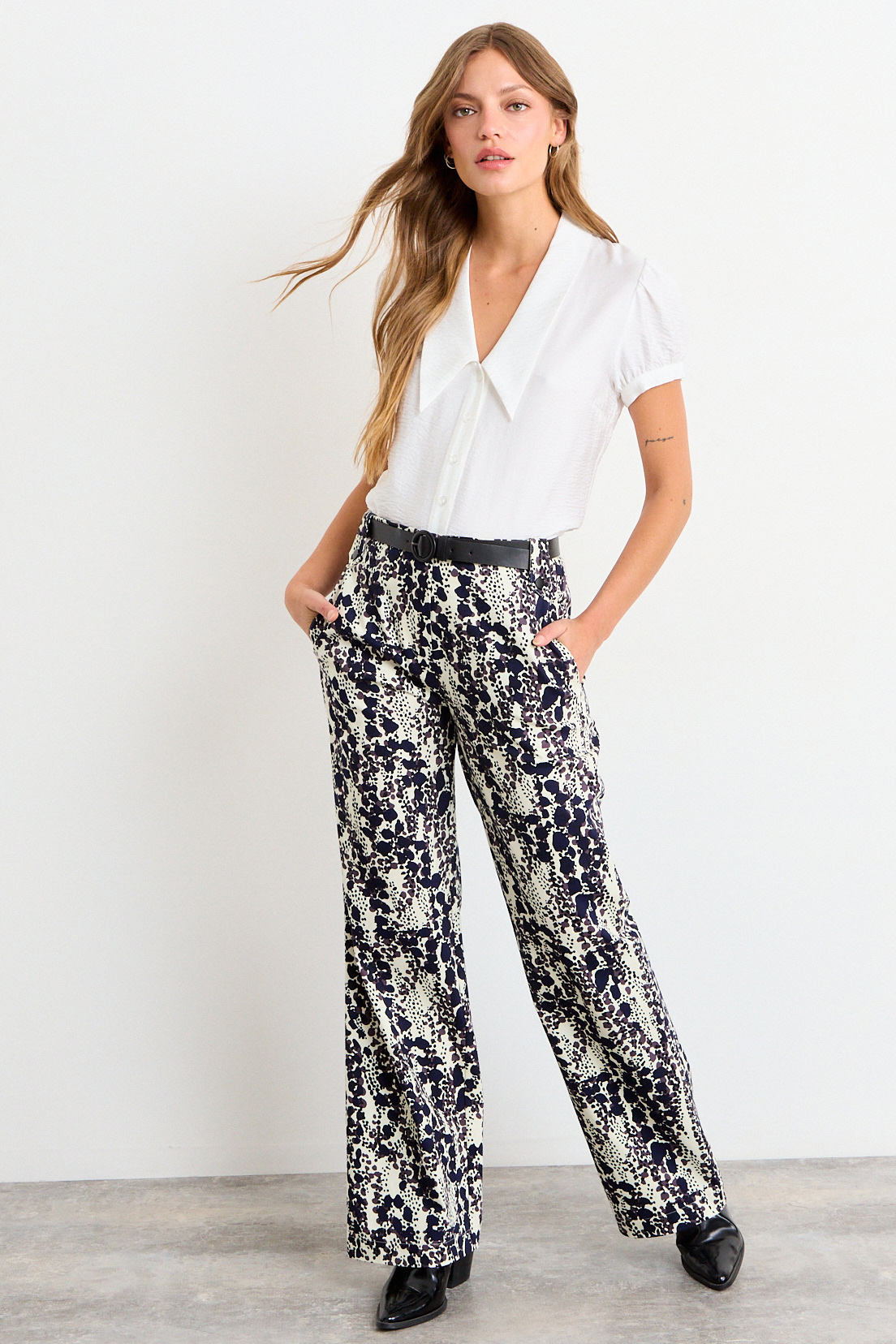 PANTALON FANTASIA AZUL MUJER IO - 1