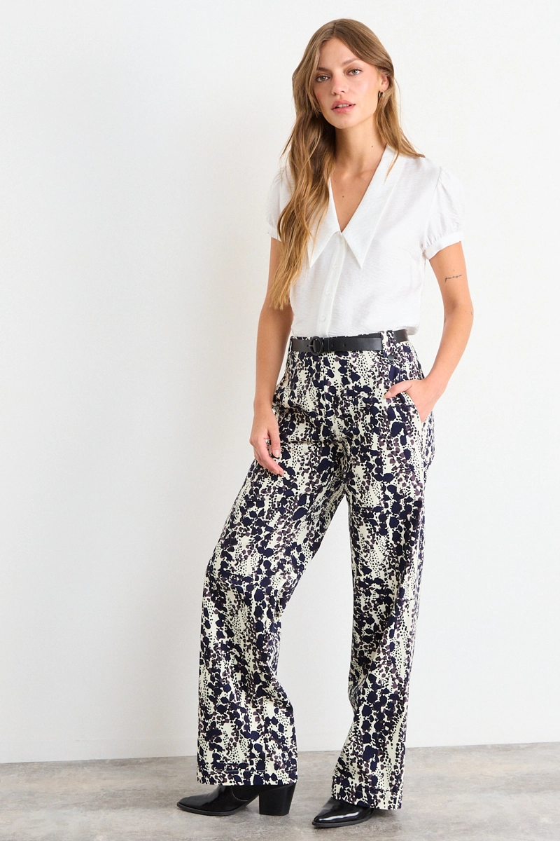 PANTALON FANTASIA AZUL MUJER IO - 5