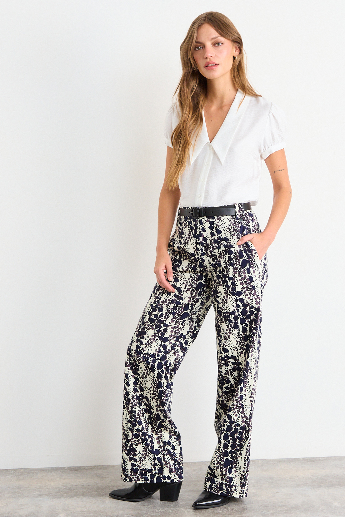 PANTALON FANTASIA AZUL MUJER IO - 5