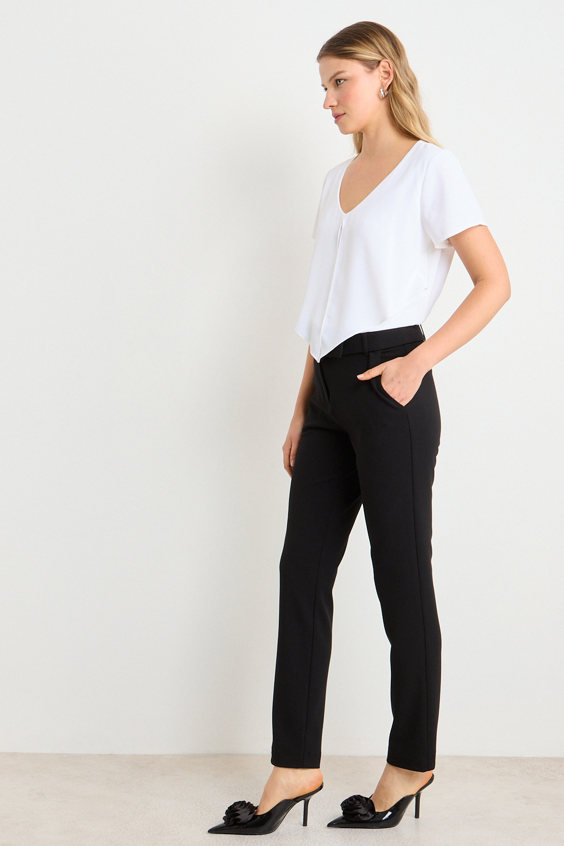 BLUSA LISA CRUDO MUJER ASH - 5