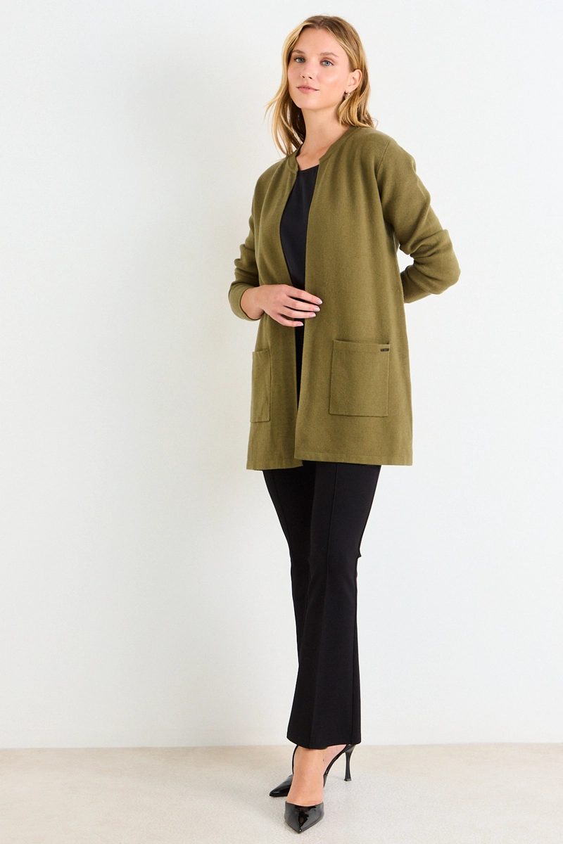 TAPADO TEJIDO VERDE MUJER ASH - 5