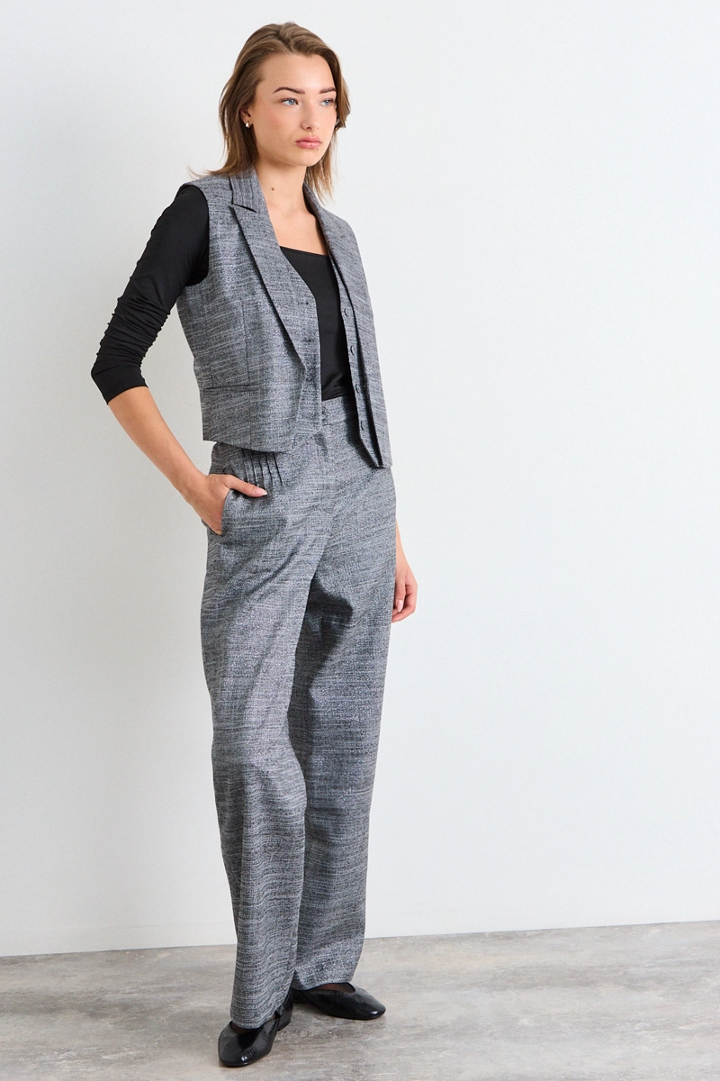 GILET FANTASIA GRIS MUJER IO - 4