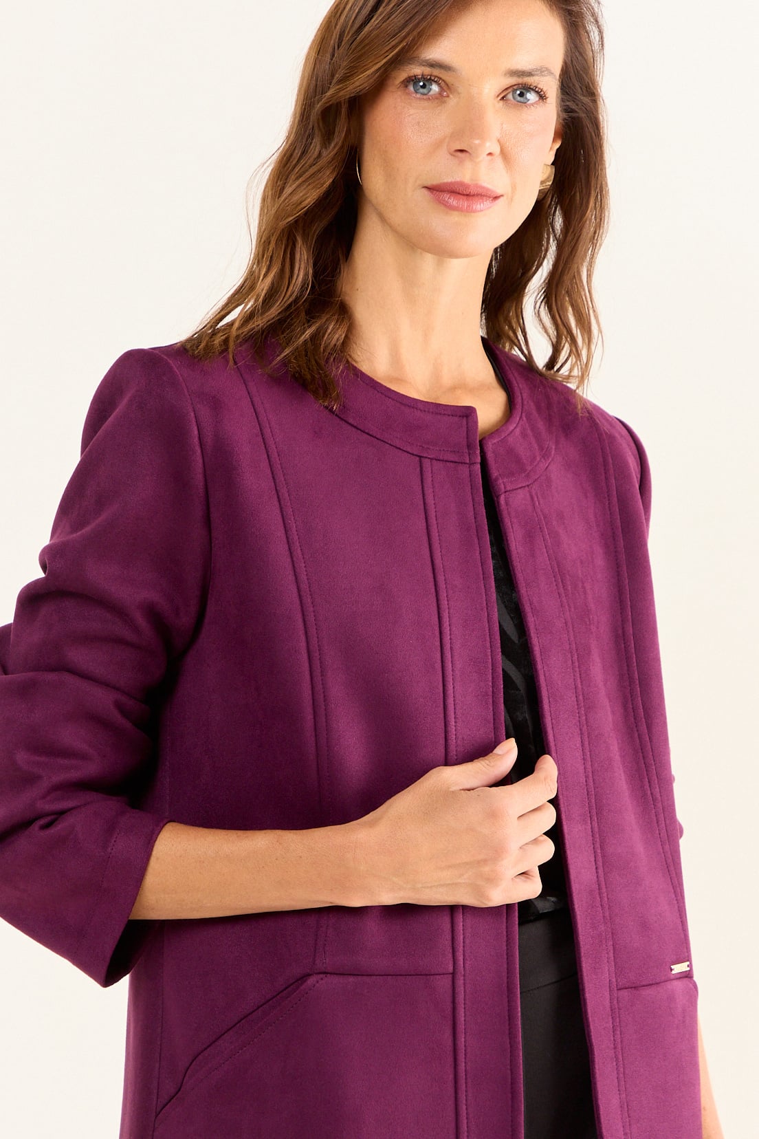 TRENCH ANTELINA MORADO MUJER MAGRIFFE - 2