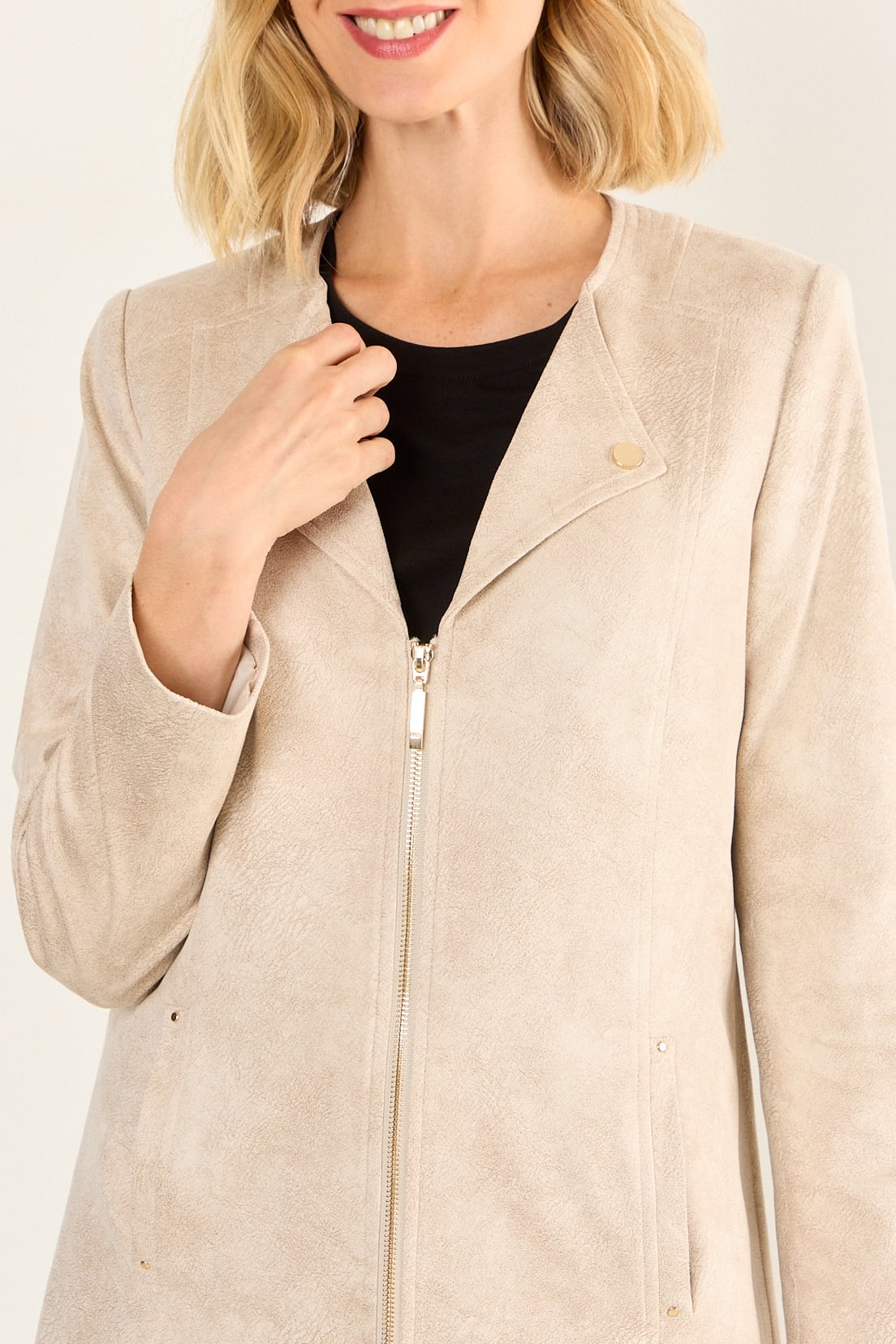 TRENCH COATING BEIGE MUJER MAGRIFFE - 2