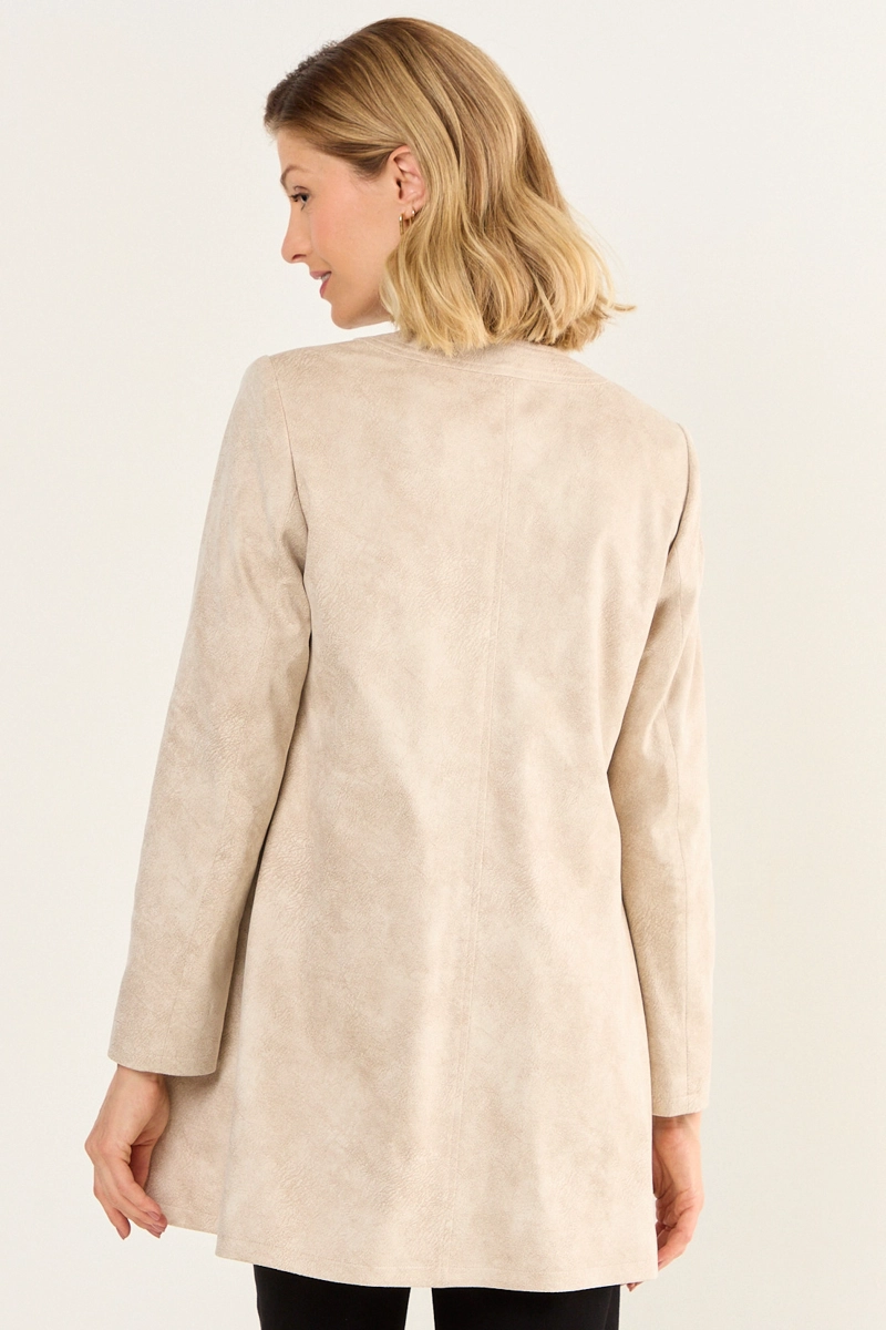 TRENCH COATING BEIGE MUJER MAGRIFFE - 3