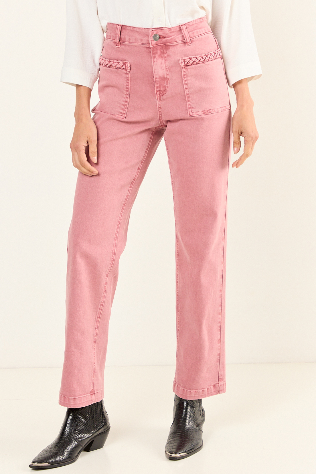 JEANS WIDE ROSA MUJER MAGRIFFE - 2