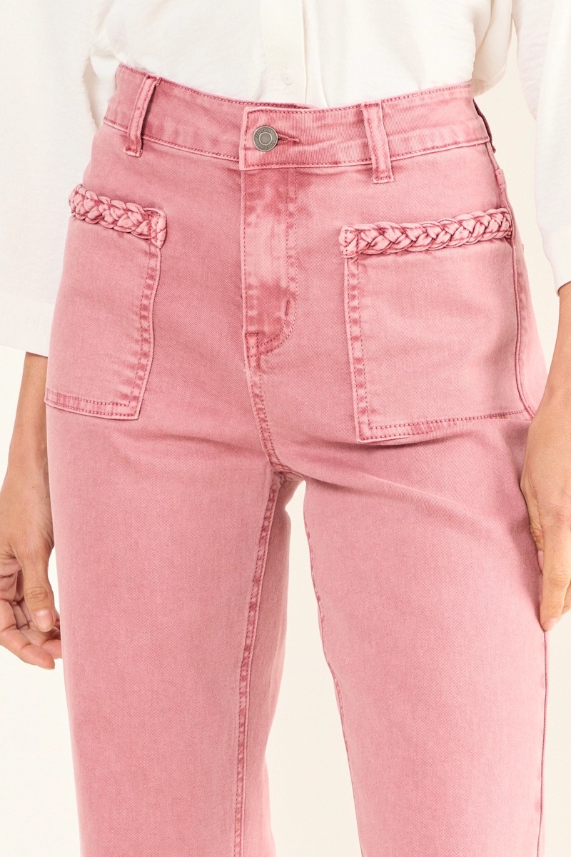 JEANS WIDE ROSA MUJER MAGRIFFE - 3